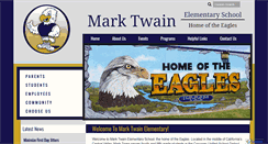 Desktop Screenshot of marktwain.corcoranunified.com
